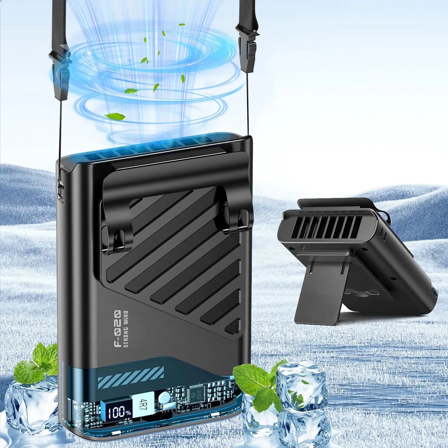 Portable Waist Fan Wearable Clip Cooling Fan