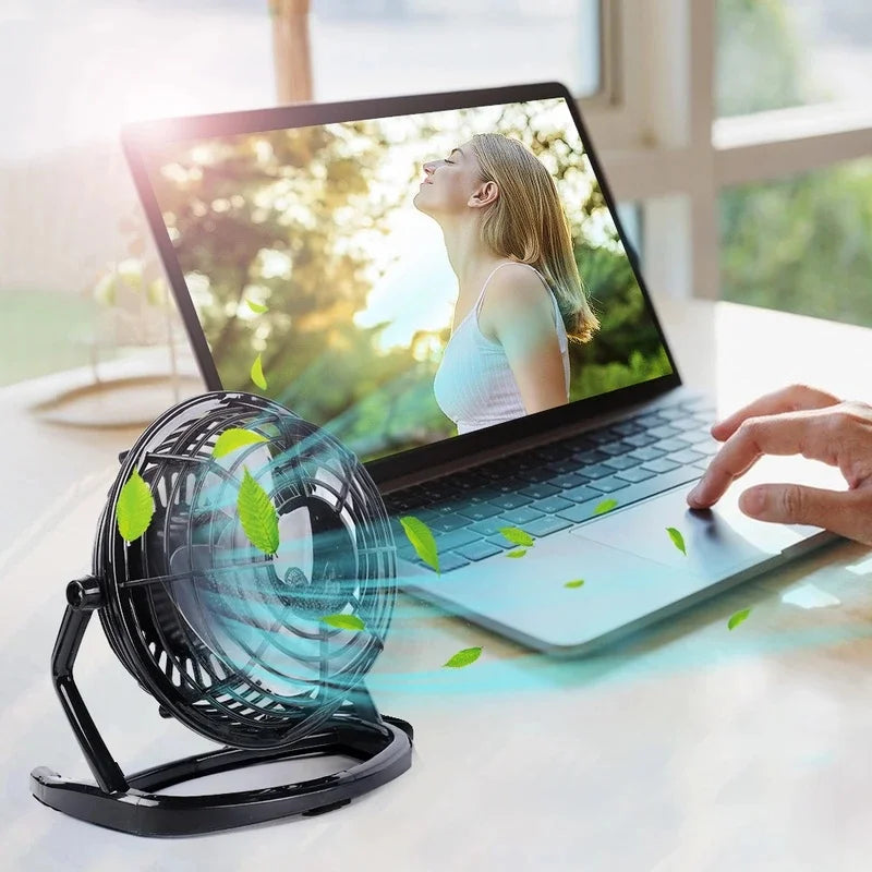 USB Silent Fan Desk Cooler for Laptop Notebook Desktop PC
