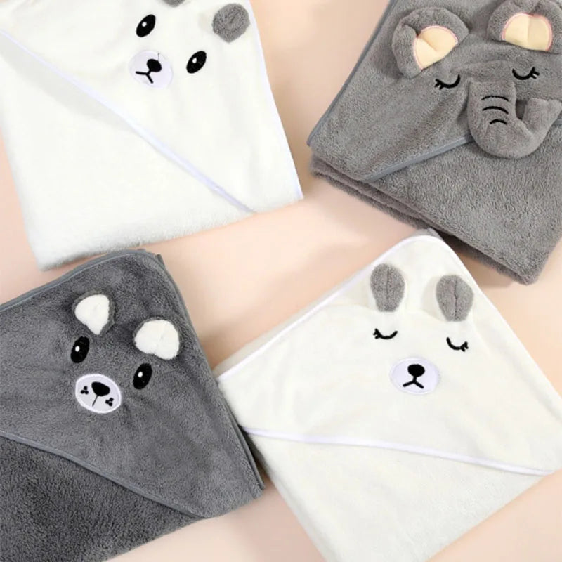 Baby Bath Towel Soft Newborn Swaddle & Blanket