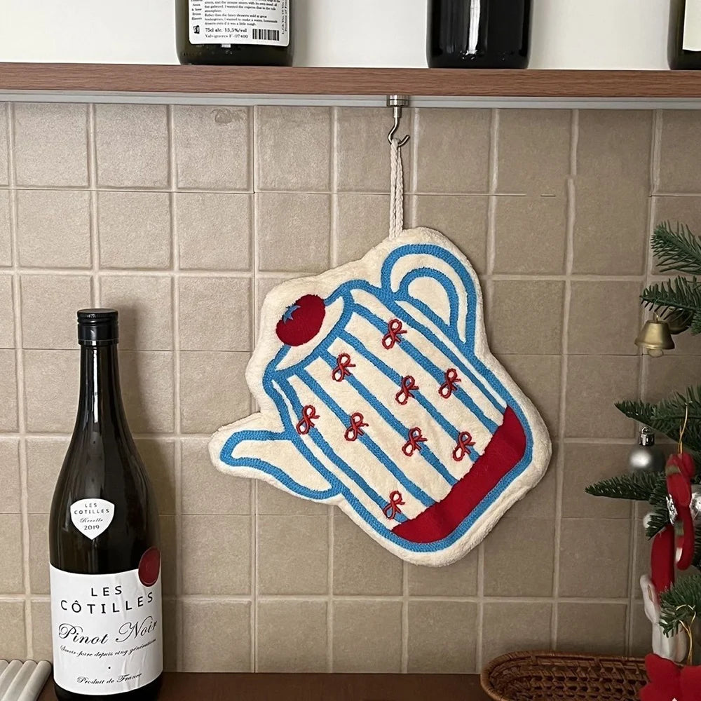Kitchen Hand Towel Absorbent Hanging Cloth