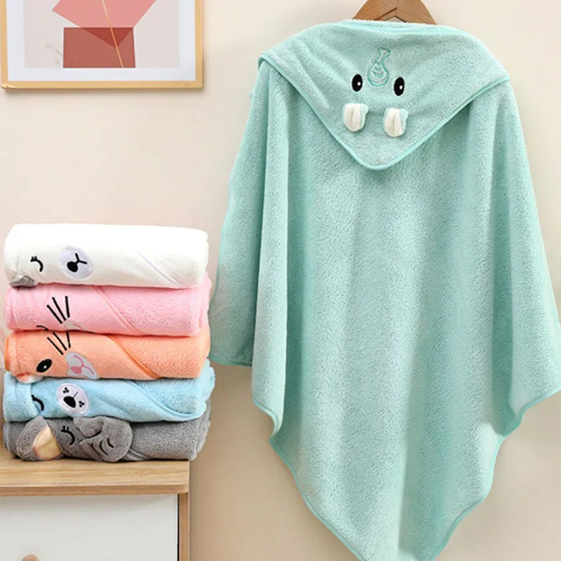 Baby Bath Towel Soft Newborn Swaddle & Blanket