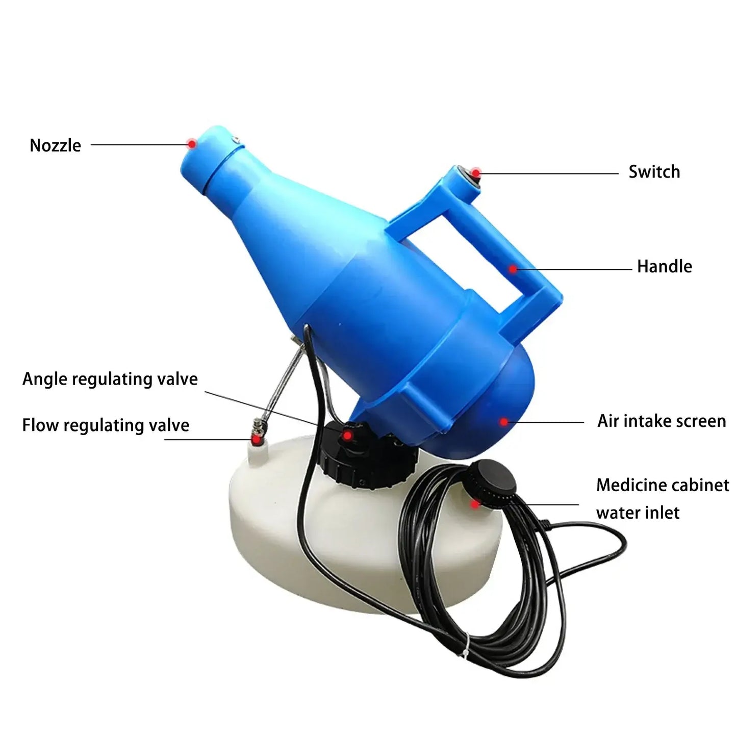 Electric ULV Portable Fogger Sprayer Machine - 4.5L