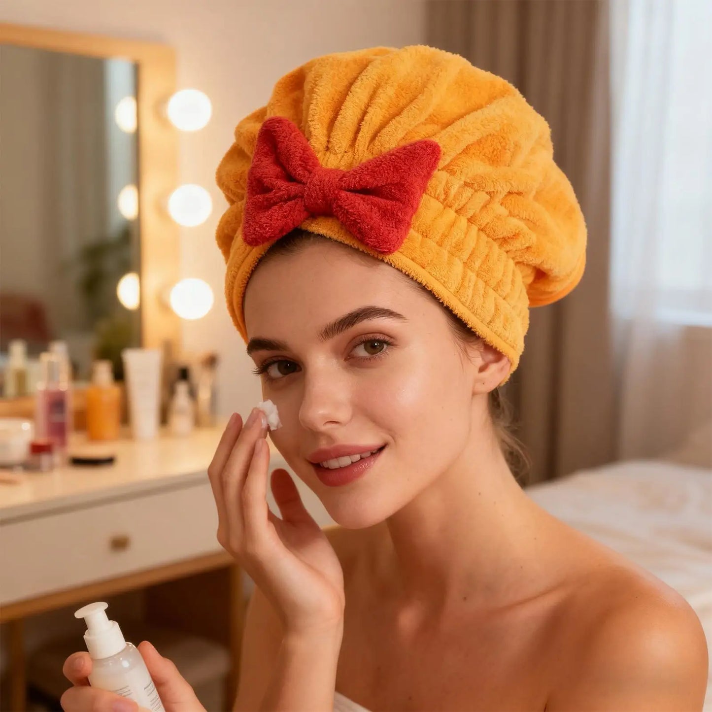 Hair Towel Wrap Super Absorbent Microfiber Cap