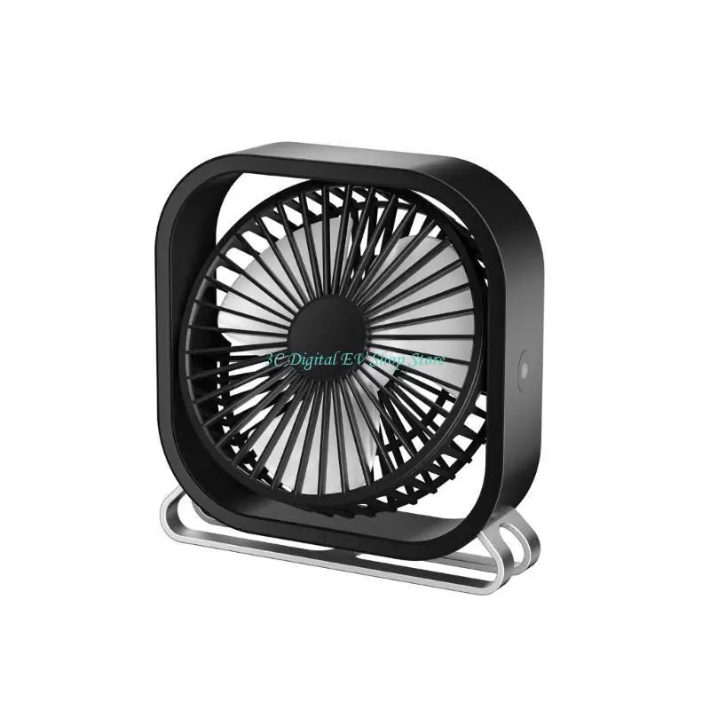 E74D USB Desk Fan 3 Speeds Quiet Portable Fan