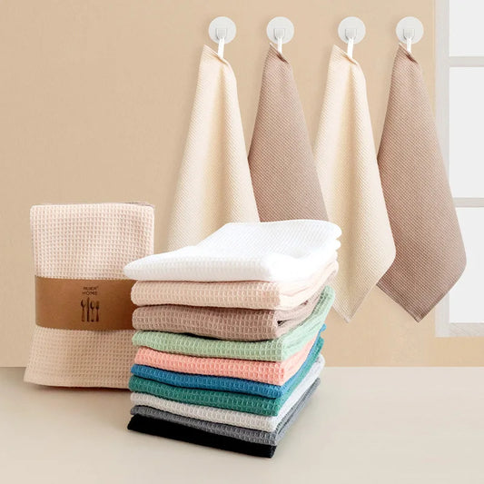 Kitchen Dish Towels Cotton Absorbent Tea Cloths