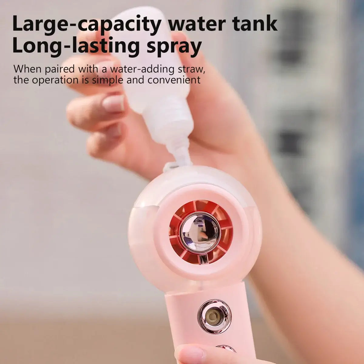 Handheld Misting Fan Portable Powerful Turbo Personal Mister