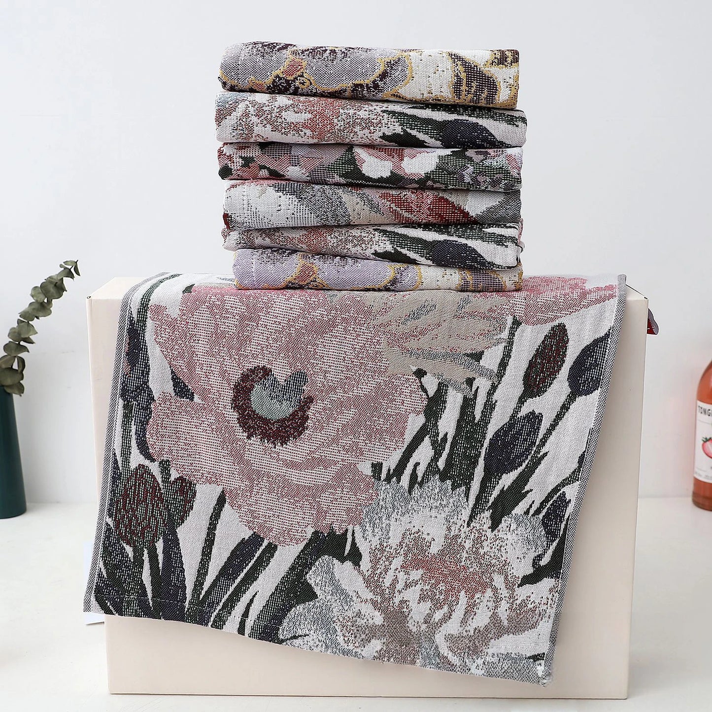 Cotton Kitchen Towel Soft Gauze Absorbent Dish Cloth