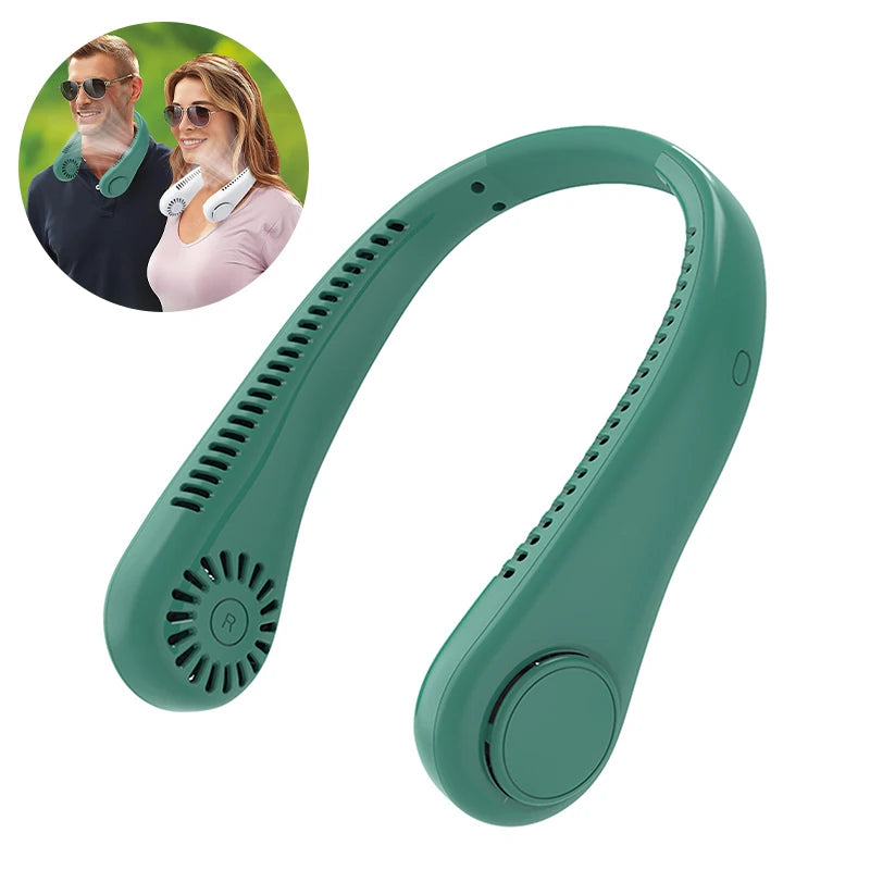 Portable Neck Fan Adjustable Rechargeable Cooling Fan