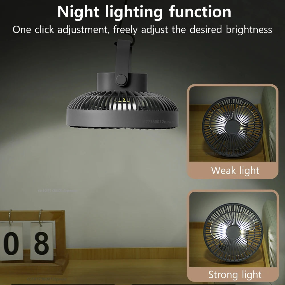 Desk Fan Portable 360 Rotatable Mini Cooling Fan