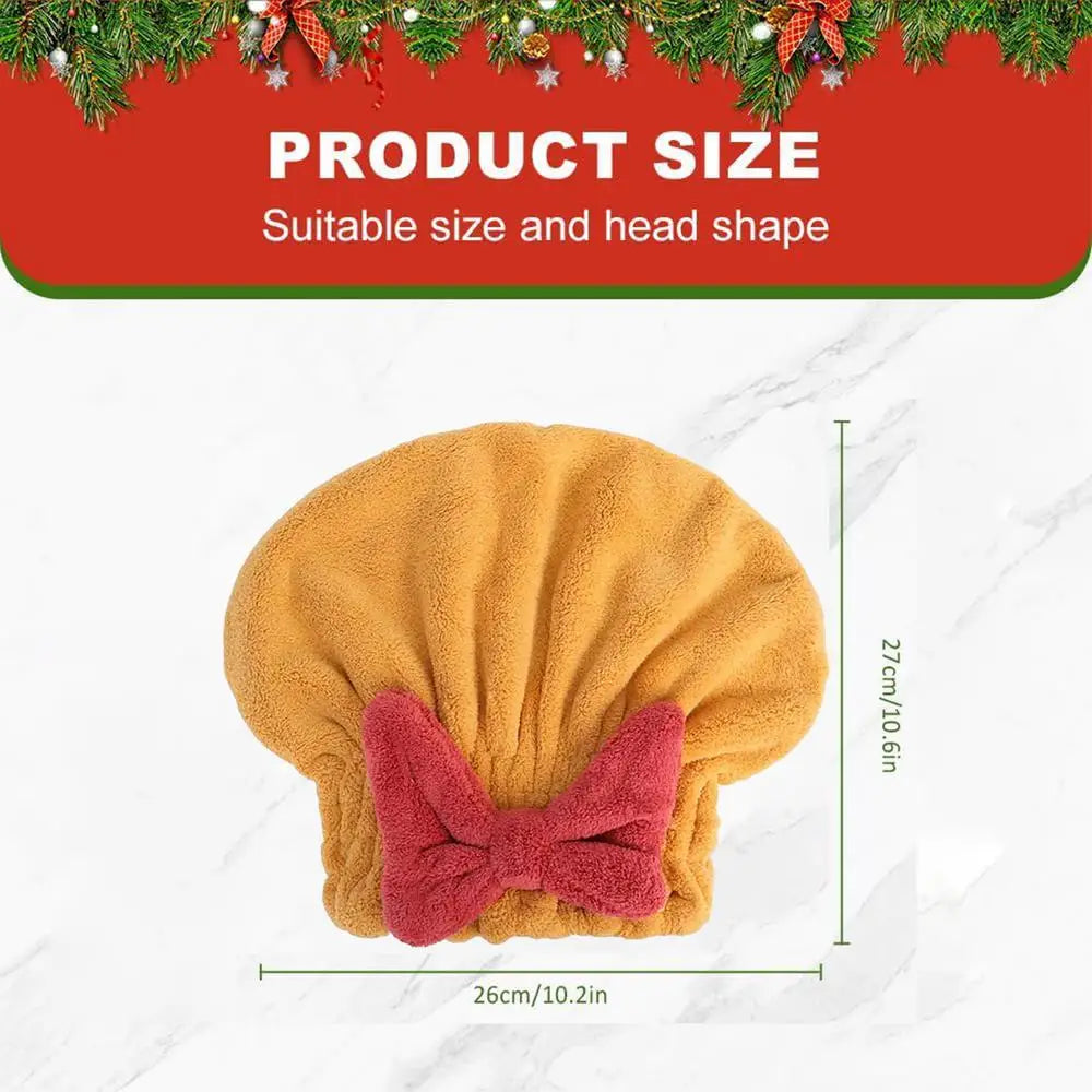 Hair Towel Wrap Super Absorbent Microfiber Cap