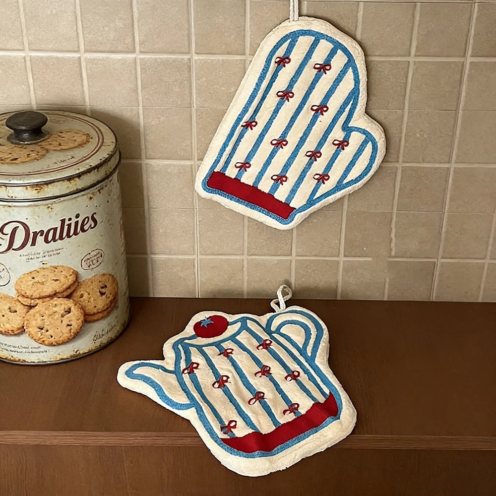 Kitchen Hand Towel Absorbent Hanging Cloth