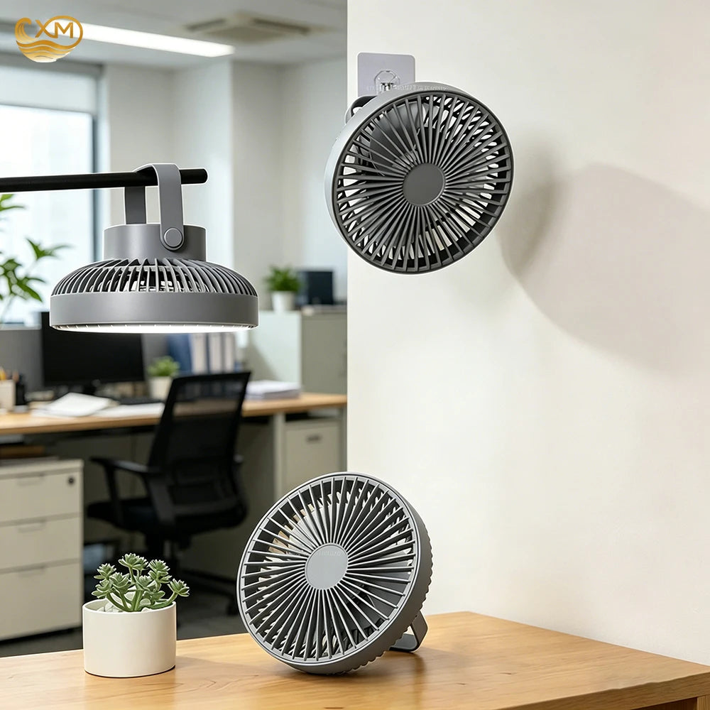 Desk Fan Portable 360 Rotatable Mini Cooling Fan