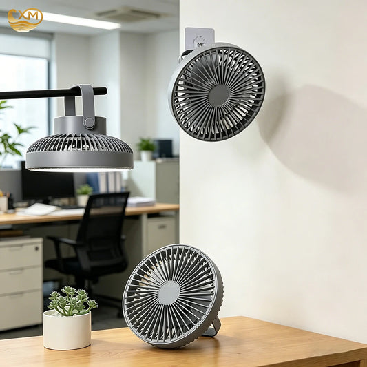 Desk Fan Portable 360 Rotatable Mini Cooling Fan
