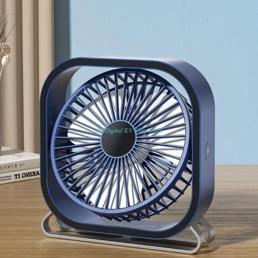 E74D USB Desk Fan 3 Speeds Quiet Portable Fan