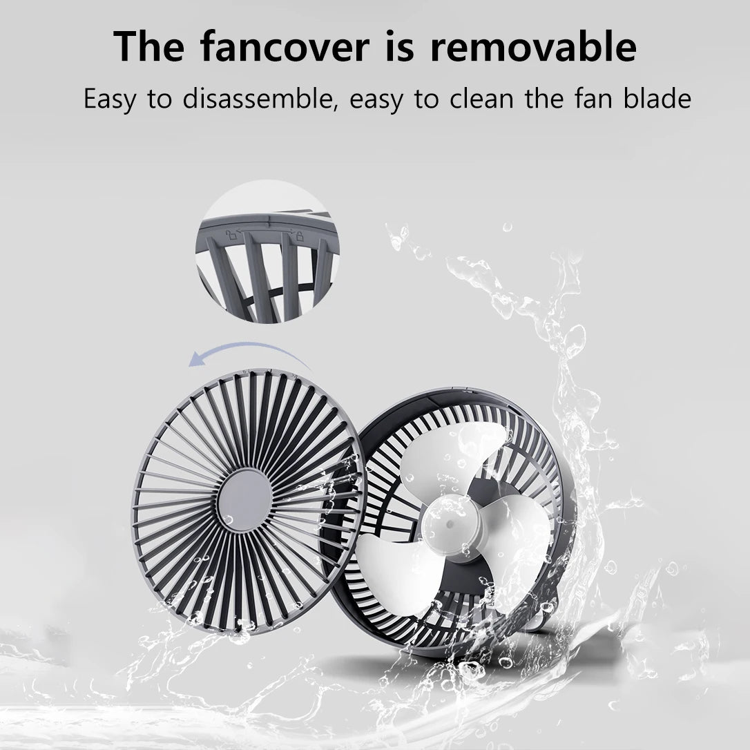 Desk Fan Portable 360 Rotatable Mini Cooling Fan