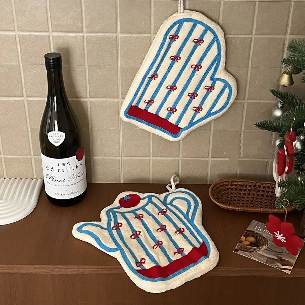 Kitchen Hand Towel Absorbent Hanging Cloth