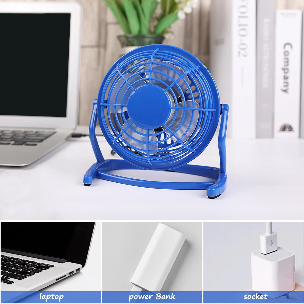 USB Silent Fan Desk Cooler for Laptop Notebook Desktop PC