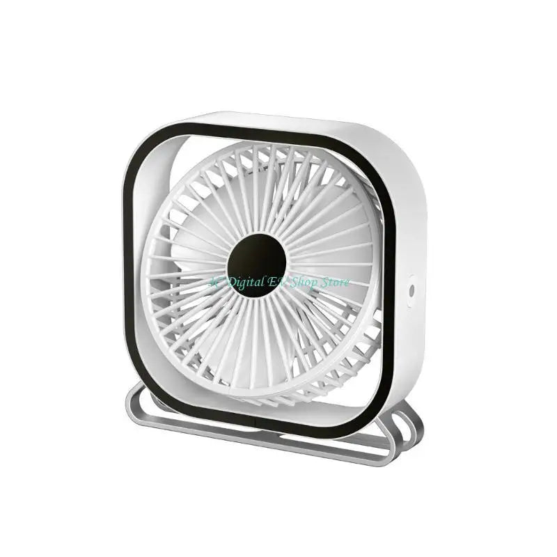 E74D USB Desk Fan 3 Speeds Quiet Portable Fan