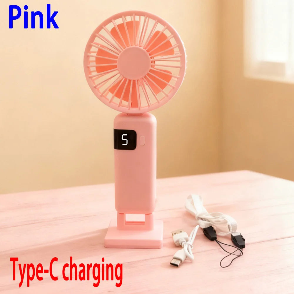 Handheld USB Fan Foldable Mini Cooling Fan