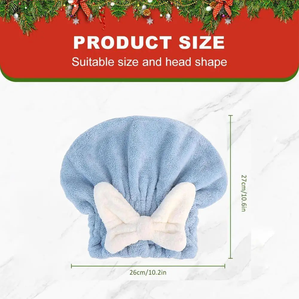 Hair Towel Wrap Super Absorbent Microfiber Cap