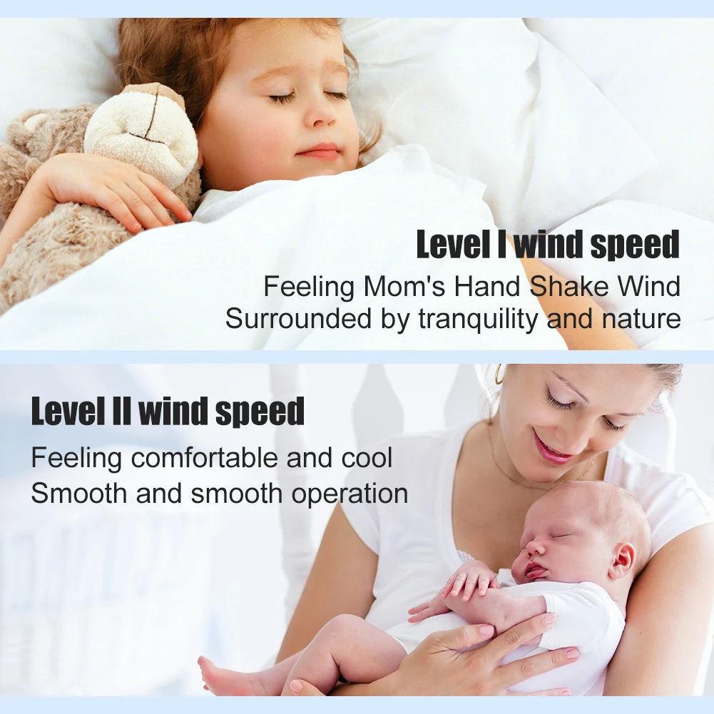 USB LED Tower Fan Bladeless Cooling Fan - Quiet & Portable