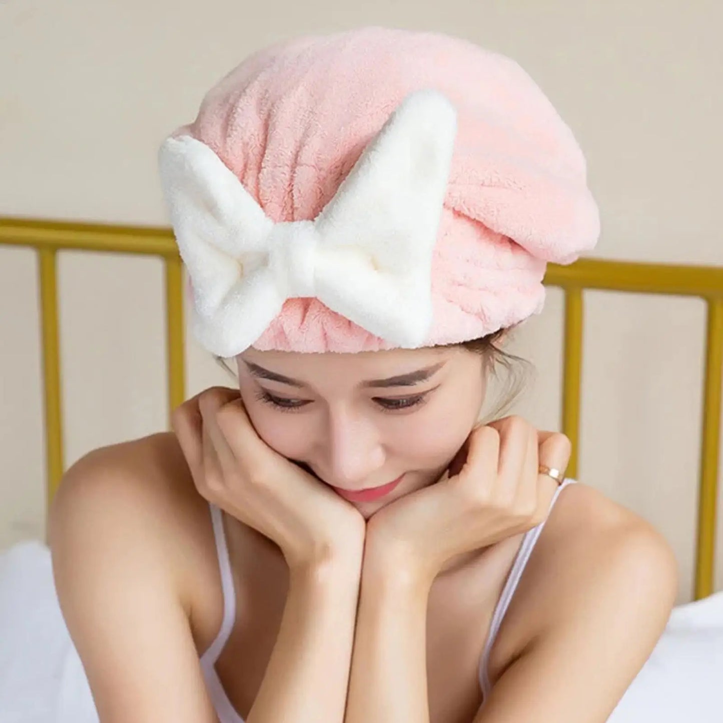 Hair Towel Wrap Super Absorbent Microfiber Cap
