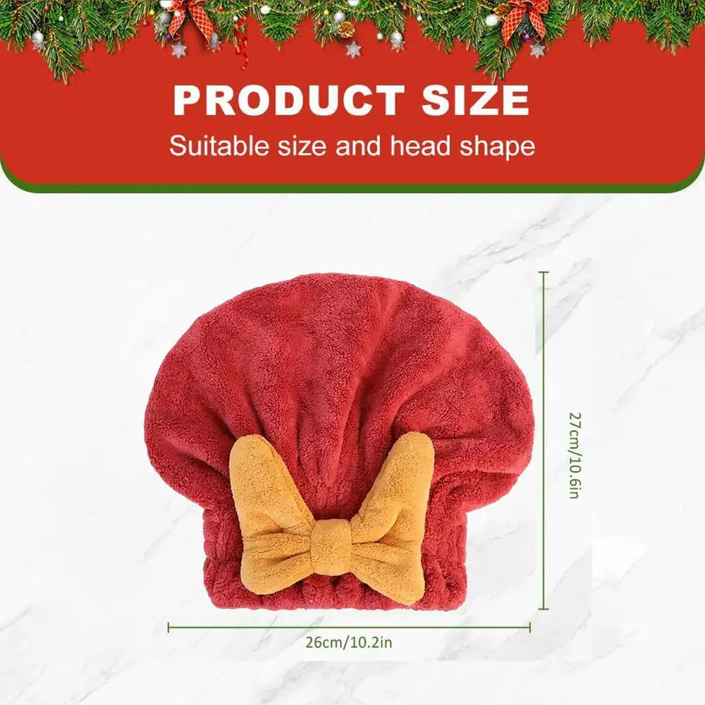 Hair Towel Wrap Super Absorbent Microfiber Cap