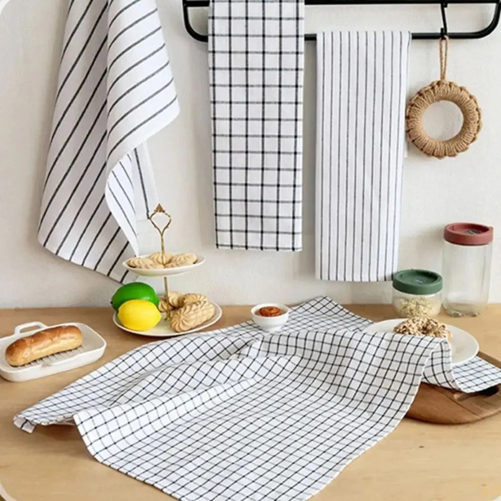 Tea Towel Durable Cotton Dish Cleaning Cloth